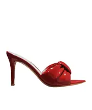 70mm bow-detail mules 36,37,38 Red