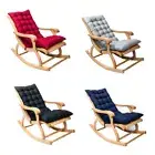 Suede Sun Lounger Chair Cushions Non Slip Rocking Chair Cushion Garden Recliner