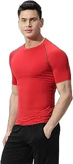 [LOMGXIU] Men's Compression Baselayer Athletic Workout T Shirts