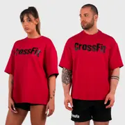 [Northern Spirit] Northern Spirit - CROSSFIT SMURF UNISEX OVERSIZED T-SHIRT - CARMINE