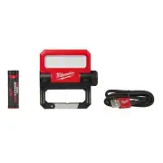 Milwaukee Handheld Spotlight 550 Lumens LED USB FloodLight Pivot Magnetic Base
