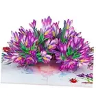 Mothers Day Pop Up Card - 3D Flower Pop Up Card Cymbidium Orchid Pop Up Card
