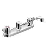 CLEVELAND FAUCET GROUP CA40611 KITCHEN FAUCET TWO HANDLE CHROME NEW IN BOX