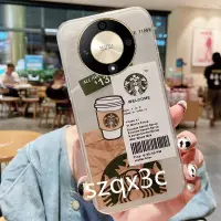 在飛比找蝦皮購物優惠-STARBUCKS 全新智能手機保護殼適用於 Honor X