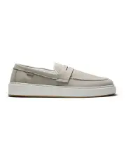 [Aquila] Odin Nubuck Loafers in Light Grey