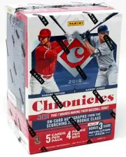 2018 PANINI CHRONICLES BASEBALL BLASTER BOX BLOWOUT CARDS