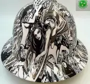Hard Hat FULL BRIM custom hydro dipped , OSHA approved HUSTLER GIRLS NEW SUPER