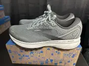 NEW Mens Size 9.5 - Brooks Ghost 14 Grey/Alloy/Oyster