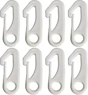 TTSAM Profession Flag Pole Clip Snap Hooks Durable Nylon Flag Clips Flag Pole Accessory - Attach Flags Hooks to Halyard Rope and Buckle The Flag(Pack of 8)