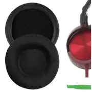 Geekria Velour Ear Pads for Sony DR-BT101 ZX300 Headphones (Black)