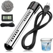 Immersion Water Heater, 2000W Portable Electric Instant Bucket Heater with Di...