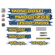 Mongoose - 2000 Villain - for chrome frame - Decal set - old school bmx