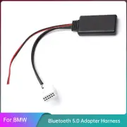 12 Pins Car Stereo Audio Bluetooth Receiver 5.0 Adapter Harness Cable For BMW (for: BMW)