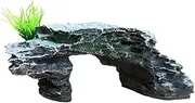 PENGYETHTY Fish Tank Accessories, Aquarium Decorations,Hideaway,Reptile,Shelter,Object Decorative,Stone,Resin,Turtle Terrace,Shrimp,Fish,Size 6.69 x 3.15 x 2.76 inch