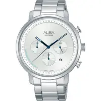 在飛比找PChome24h購物優惠-ALBA 雅柏 SIGNA 三眼計時石英腕錶VD53-X31