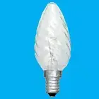 10x 40W Clear Twisted Candle SES E14 Small Edison Screw Light Bulb Lamp