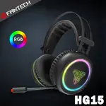 【 FANTECH HG15 】7.1環繞立體聲RGB光圈耳罩式電競耳機