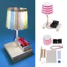 Kids Science Experiment DIY Toys Mini Wooden Table Lamp Gizmo Toys S TH H❤F