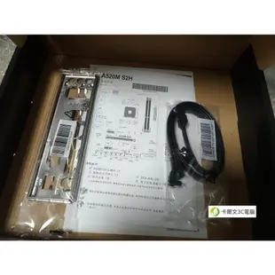 技嘉 A520M S2H AM4腳位 AMD A520 M.2 DVI HDMI D-sub RGB 超耐久 數位VRM