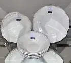 12-PIECE NWT THE FARMHOUSE BY RACHEL ASHWELL MELAMINE DINNER PLATES SET BUNDLE