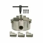 Lathe Chuck 6 Inch Diameter 3 Jaw Self-centering Chuck Hardened Reversible Tool
