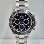 ROLEX 勞力士 116500LN 現貨 DAYTONA 迪通拿  2020綠卡 全配件 黑色面盤 計時 錶徑40MM