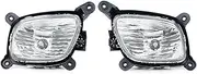 Car Fog Lamp Assembly For Kia For Picanto 2015 2016 2017 Daytime Running Light DRL Fog Lamp Front Bumper Fog Light Cover 865271Y540 865281Y540 Front Bumper Fog Light(1 pair fog light)