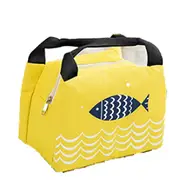 2 Pcs Portable Lunch Bag Thermal Insulated Lunch Box Tote Cooler Handbag Bento Pouch Dinner Container School Storage Bags