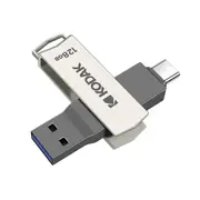Kodak Metal USB Flash Drive 2 In 1 For Keys Smartphone Laptop 128gb / 64gb / 32gb
