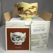 NIB 1982 Franklin Mint Porcelain Chinese Dynasties Miniature Mini Bowls LOTUS