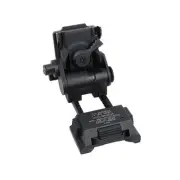 HM L4G24 NVG Helmet Mount CNC (Marking Ver) (Black) Wilcox Fast Mich HM109-BK