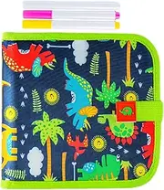 Erasable Book Doodle Set - Drawing Book, 3 Colouring Pens, Reusable Drawing Book, No Chaos Painting, Writing and Travel Toy, Road Trip Car Game, Writing and Painting Set for and Girls, 21 X