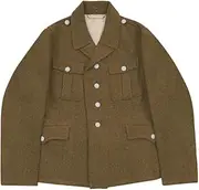[militaryharbor] WW2 WWII German Elite Mountain Brown Wool Bergrock Tunic Feldbluse I