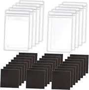 BEBEMOKO 25 Sets Tarnish Jewelry Storage Bags with Zipper Closure Thick PVC Pouches for Rings Earrings and Crafts Includes Tabs for Organizing Items