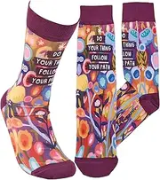 [Primitives by Kathy] Novelty Socks - Do Your Thing, One Size, Unisex, LOL Collection, Multi, One Size