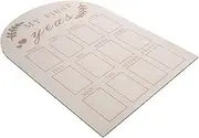 12 Months Baby Photo Frame Newborn Shower Present Wooden Baby Keepsake Frame Personalized Present