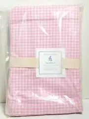 New Pottery Barn Kids Sabrina Wicker Toy Chest Liner Pink Gingham