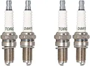 4PK TORCH D8RTC Spark Plug Replaces for NGK 4929/DPR8EA-9 5829/DP8EA-9 2120/D8EA 7162/DR8EA, for Champion 809/8809/RA6HC OE083,for Denso 4101/X24ESR-U X24EP-U9,for ACDelco R121XLS S102F, for 4163, OEM
