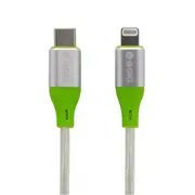 Moki MFI Certified Type C To Lightning Braided Syncharge Cable - 90cm