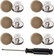17Mm Replacement Jeans Buttons, 12 Sets Perfect Fit Instant Adjustable Pants But