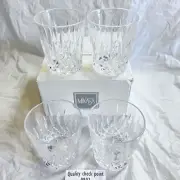 Mikasa OLD DUBLIN Double Old Fashioned Crystal Glasses Set Of 4 NEW w/tags & box