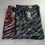 2 AND1 Offense Athletic Gym Shorts Men’s M Medium Red Gray Black 8" Inseam
