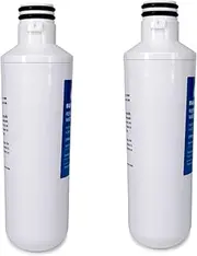 [Sparesbarn] 2X Fridge Water Filter for LG LT1000P LT1000PC ADQ74793501 ADQ747935 MDJ64844601 GF-D708BSL GF-D708BSL GF-L570MBL, Compatible Refrigerator Water Filter (2)