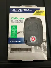 NEW Chamberlain KLIK5U Universal Garage Door Opener Remote Control Black