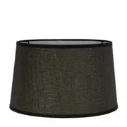 Lamp Shade Black Paper Weave / Metal - ELSZ1816105BLPW