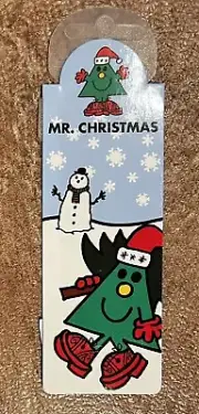 MR. CHRISTMAS ~ Laminated Magnetic Book Mark ~ Brand New *Ideal Stocking Filler*