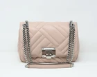 MICHAEL KORS VIVIANNE Medium Shoulder Flap Satchel Pastel Pink Leather NWT $398