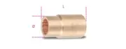 Beta Tools 921BA-AS 7/16 1/2" Dr Sparkproof Bi-Hex Socket 7/16" 009210961
