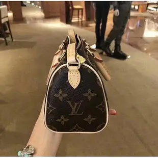 LV 路易威登 Nano Speedy Mini 女包 M61252 Louis Vuitton 單肩