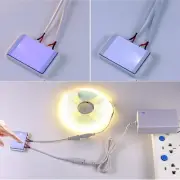 Color 12V 5A Smart One-button Mirror Light Switch Support Mirror Thickness